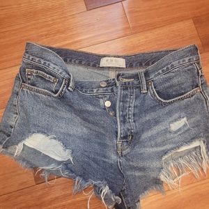Free people Jean shorts